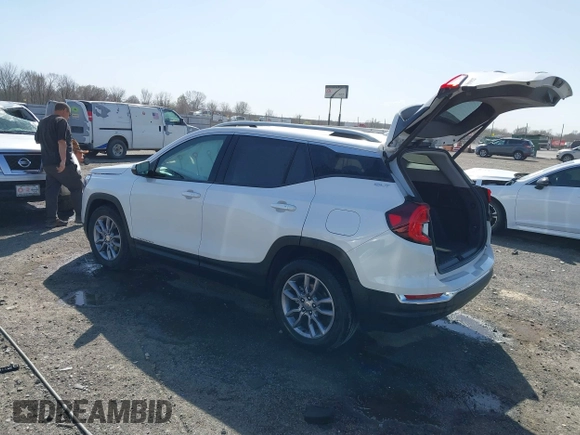 2022 GMC Terrain SLT with VIN 3GKALPEV6NL291319, listed as a IAAI auction lot 41834835 with 39,968 mi miles. Bid and sale history available at carsss.com. Image 3.
