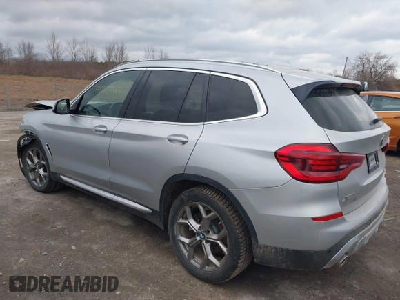 2021 BMW X3 xDrive30i with VIN 5UXTY5C02M9F46381, listed as a IAAI auction lot 41867265 with 32,926 mi miles and . Bid and sale history available at DreamBid. Image 3.