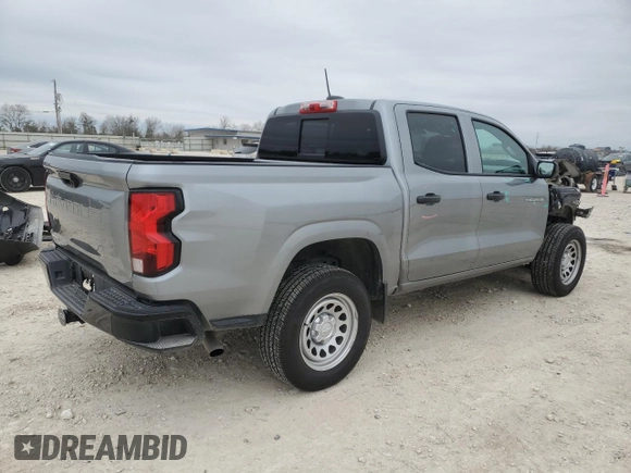 2023 Chevrolet Colorado 2WD Work Truck with VIN 1GCPSBEK4P1268746, listed as a Copart auction lot 88691125 with 12,161 mi miles and Salvage title. Bid and sale history available at DreamBid. Image 3.