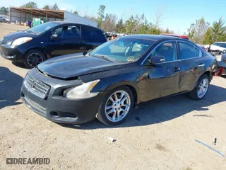 2011 Nissan Maxima 3.5 SV with VIN 1N4AA5AP4BC859562, listed as a IAAI auction lot 41355442 with 186,543 mi miles. Bid and sale history available at carsss.com. Image 2.