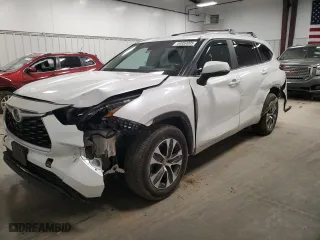 2023 Toyota Highlander L with VIN 5TDKDRBH9PS514683, listed as a Copart auction lot 49859995 with 7,942 mi miles and Salvage Title. Bid and sale history available at carsss.com. Image 1.