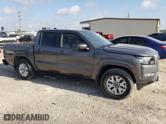 2022 Nissan Frontier SV with VIN 1N6ED1EJXNN650964, listed as a Copart auction lot 69568644 with 42,189 mi miles and Salvage Title. Bid and sale history available at carsss.com. Image 4.