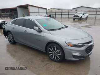 2024 Chevrolet Malibu RS with VIN 1G1ZG5ST0RF237758, listed as a IAAI auction lot 41308938 with 22,695 mi miles and . Bid and sale history available at carsss.com. Image 1.