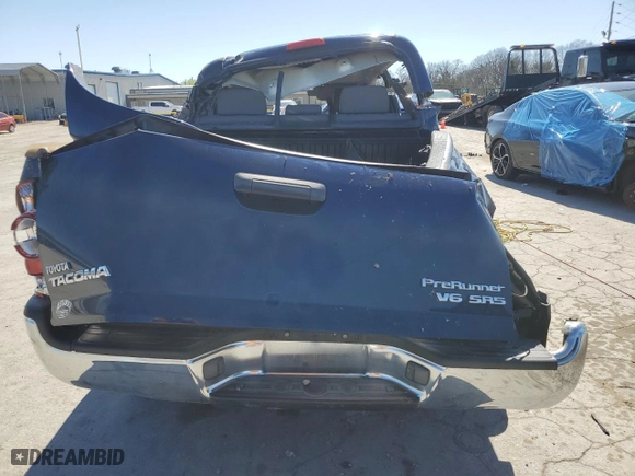 2005 Toyota Tacoma PreRunner with VIN 5TEJU62N95Z078143, listed as a Copart auction lot 49146485 with 51,894 mi miles and Salvage Title. Bid and sale history available at carsss.com. Image 6.