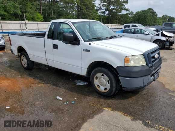 2007 Ford F-150 XL with VIN 1FTRF12227KC36898, listed as a Copart auction lot 54427905 with Not provided miles and Clean title. Bid and sale history available at DreamBid. Image 4.