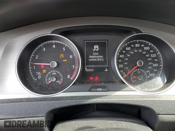 2015 Volkswagen Golf TSI S z VIN 3VW217AU1FM032510, wystawiony jako Copart lot #54254655 z przebiegiem 102 222 mil mil oraz Szkoda całkowita • Salvage title. Historia ofert i sprzedaży dostępna na DreamBid. Obrazek 9.