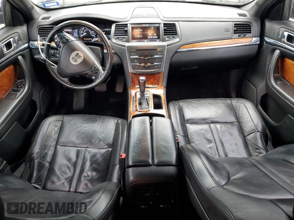 2014 Lincoln MKS with VIN 1LNHL9DK7EG601894, listed as a Copart auction lot 46377445 with 147,745 mi miles and Salvage Title. Bid and sale history available at DreamBid. Image 8.