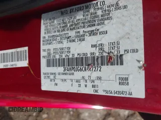 2012 Ford Fusion SEL z VIN 3FAHP0JG6CR417272, wystawiony jako IAAI lot #40384846 z przebiegiem 176 772 mil mil oraz . Historia ofert i sprzedaży dostępna na DreamBid. Obrazek 9.