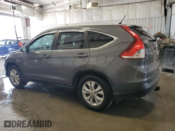 2014 Honda CR-V EX z VIN 2HKRM4H54EH625434, wystawiony jako Copart lot #59043775 z przebiegiem 165 550 mil mil oraz Nie do naprawy • Non repairable. Historia ofert i sprzedaży dostępna na DreamBid. Obrazek 2.