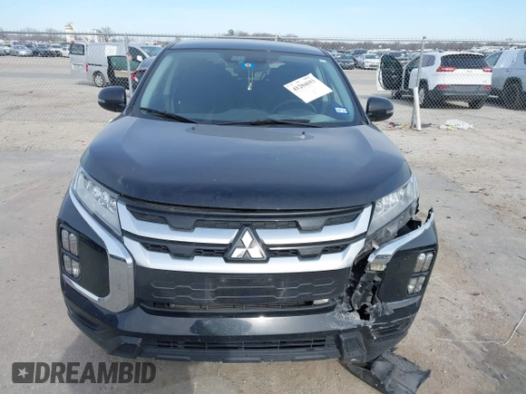 2020 Mitsubishi Outlander Sport SE 2.0 with VIN JA4AP4AU3LU015043, listed as a IAAI auction lot 41284693 with 45,300 mi miles. Bid and sale history available at carsss.com. Image 12.