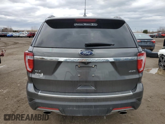 2018 Ford Explorer XLT with VIN 1FM5K8D87JGB48892, listed as a Copart auction lot 53347595 with 115,756 mi miles and Clean Title. Bid and sale history available at carsss.com. Image 6.
