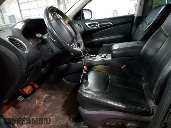 2015 Nissan Pathfinder Platinum z VIN 5N1AR2MM6FC702457, wystawiony jako Copart lot #55302175 z przebiegiem 132 255 mil mil oraz Szkoda całkowita • Salvage title. Historia ofert i sprzedaży dostępna na DreamBid. Obrazek 7.