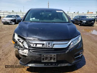 2019 Honda Odyssey Touring with VIN 5FNRL6H83KB019884, listed as a Copart auction lot 53402344 with 42,140 mi miles and Salvage Title. Bid and sale history available at carsss.com. Image 5.