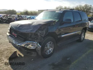 2003 GMC Yukon SLT z VIN 1GKEC13T73R134369, wystawiony jako Copart lot #51151855 z przebiegiem 203 380 mil mil oraz Szkoda całkowita • Salvage title. Historia ofert i sprzedaży dostępna na DreamBid. Obrazek 1.
