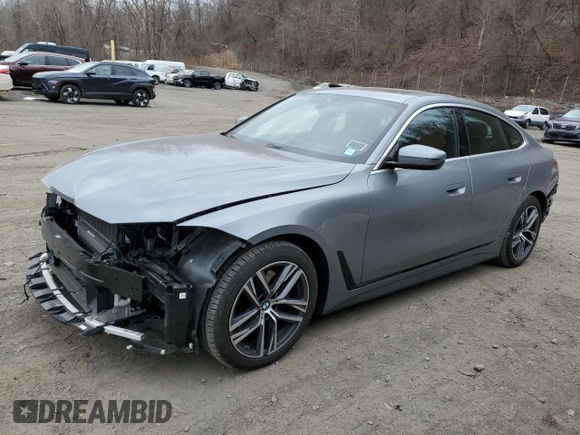 2024 BMW 4 Series 430i xDrive with VIN WBA73AV02RFR67561, listed as a Copart auction lot 88428205 with 17,711 mi miles and Salvage Title. Bid and sale history available at carsss.com. Image 1.