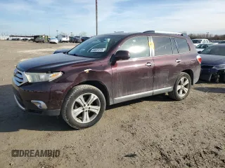 2013 Toyota Highlander Limited with VIN 5TDDK3EH7DS200260, listed as a Copart auction lot 44537275 with 144,599 mi miles and Non repairable. Bid and sale history available at DreamBid. Image 1.