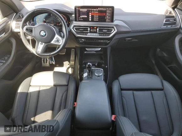 2023 BMW X3 sDrive30i with VIN 5UX43DP05P9P87523, listed as a Copart auction lot 52484675 with 24,834 mi miles and Salvage Title. Bid and sale history available at DreamBid. Image 8.