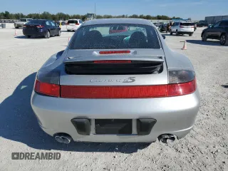 2004 Porsche 911 Carrera with VIN WP0AA29974S620854, listed as a Copart auction lot 41626835 with 36,268 mi miles and Salvage Title. Bid and sale history available at carsss.com. Image 6.