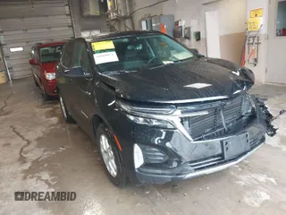 2024 Chevrolet Equinox LT with VIN 3GNAXKEG8RL127152, listed as a IAAI auction lot 41689071 with 11,984 mi miles. Bid and sale history available at carsss.com. Image 1.