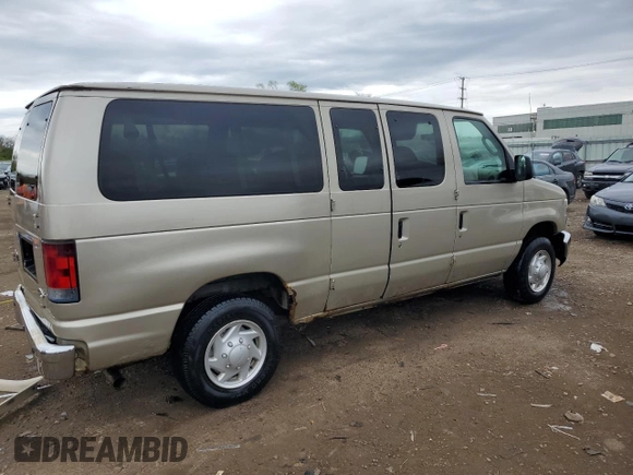 2008 Ford Econoline Passenger XL with VIN 1FBNE31LX8DB42236, listed as a Copart auction lot 55294215 with 150,809 mi miles and Salvage title. Bid and sale history available at DreamBid. Image 3.