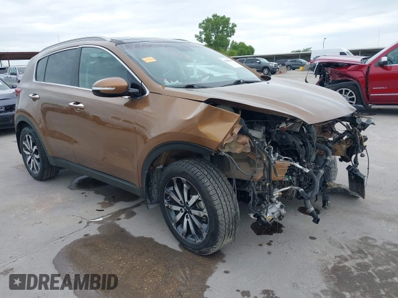 2017 Kia Sportage EX z VIN KNDPN3AC2H7053067, wystawiony jako IAAI lot #42660750 z przebiegiem Nie podano mil oraz . Historia ofert i sprzedaży dostępna na DreamBid. Obrazek 1.