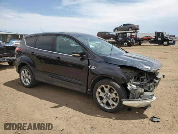 2013 Ford Escape SEL с VIN 1FMCU9H92DUA09513, выставлен на аукционе Copart как лот 60908785 с пробегом 82 348 миль миль и Списание • Salvage title. История ставок и продаж доступна на DreamBid. Изображение 4.