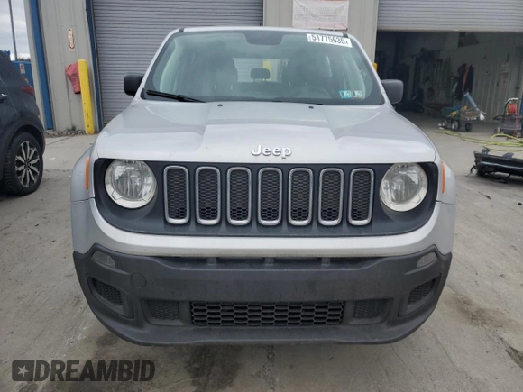 2018 Jeep Renegade Sport with VIN ZACCJBAB6JPJ43260, listed as a Copart auction lot 51775635 with 163,143 mi miles and Salvage Title. Bid and sale history available at DreamBid. Image 5.