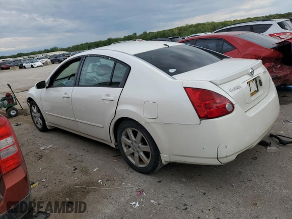 2006 Nissan Maxima SL with VIN 1N4BA41E86C866503, listed as a Copart auction lot 55336855 with Not provided miles and Salvage title. Bid and sale history available at DreamBid. Image 2.