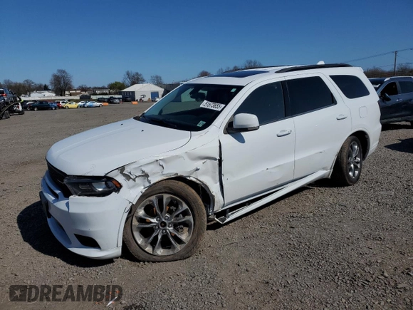 2019 Dodge Durango GT z VIN 1C4RDJDG1KC853419, wystawiony jako Copart lot #51573655 z przebiegiem 63 448 mil mil oraz Szkoda całkowita • Salvage title. Historia ofert i sprzedaży dostępna na DreamBid. Obrazek 1.
