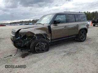 2024 Land Rover Defender X-Dynamic SE with VIN SALE27EU4R2268659, listed as a Copart auction lot 48372685 with 5,366 mi miles and Salvage title. Bid and sale history available at DreamBid. Image 1.