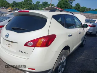 2009 Nissan Murano S with VIN JN8AZ18W59W160754, listed as a IAAI auction lot 42147172 with 210,369 mi miles. Bid and sale history available at carsss.com. Image 4.