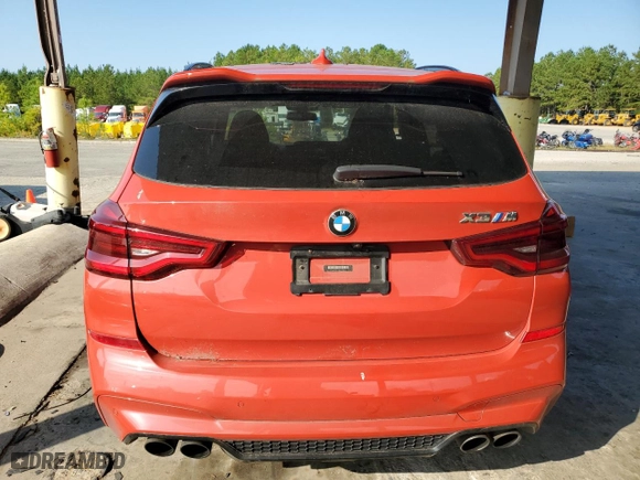 2020 BMW X3 M Competition with VIN 5YMTS0C04LLT10617, listed as a Copart auction lot 75114174 with NaN miles and Salvage Title. Bid and sale history available at carsss.com. Image 6.