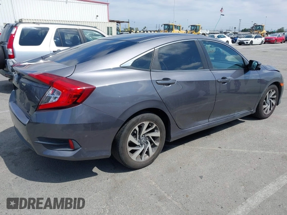 2016 Honda Civic Sedan EX with VIN 2HGFC2F7XGH526418, listed as a IAAI auction lot 41890264 with 124,620 mi miles. Bid and sale history available at carsss.com. Image 4.