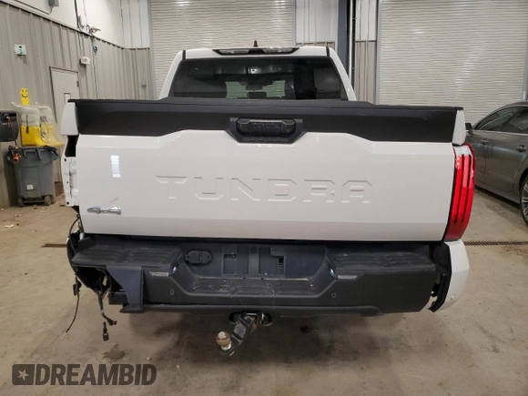 2023 Toyota Tundra SR5 with VIN 5TFLA5DB3PX113090, listed as a Copart auction lot 55442595 with 51,994 mi miles and Salvage title. Bid and sale history available at DreamBid. Image 6.