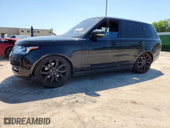 2014 Land Rover Range Rover HSE with VIN SALGS2WF1EA182740, listed as a Copart auction lot 61433785 with 153,874 mi miles and Salvage title. Bid and sale history available at DreamBid. Image 1.