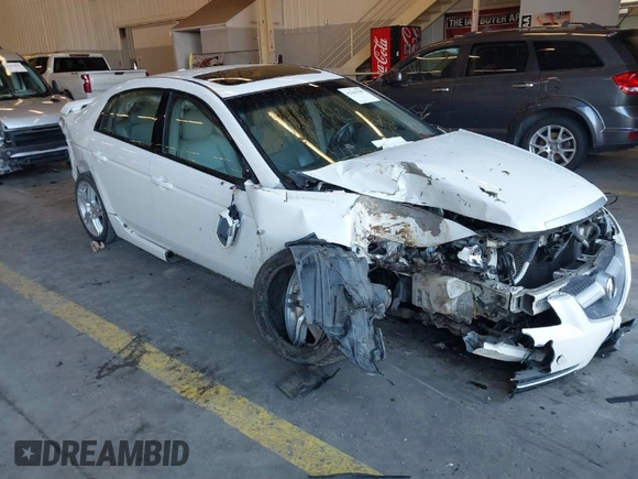 2008 Acura TL with VIN 19UUA66298A002363, listed as a IAAI auction lot 41669189 with 229,666 mi miles. Bid and sale history available at carsss.com. Image 1.