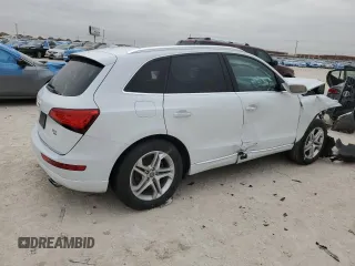 2015 Audi Q5 Premium with VIN WA1CFAFP4FA055408, listed as a Copart auction lot 46178235 with 90,187 mi miles and Salvage Title. Bid and sale history available at carsss.com. Image 3.
