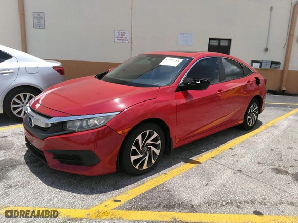 2017 Honda Civic Sedan EX with VIN 2HGFC2F78HH552372, listed as a IAAI auction lot 42085784 with 93,666 mi miles. Bid and sale history available at carsss.com. Image 2.