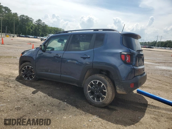 2023 Jeep Renegade Upland with VIN ZACNJDB18PPP42504, listed as a Copart auction lot 60759235 with 50,622 mi miles and Salvage title. Bid and sale history available at DreamBid. Image 2.