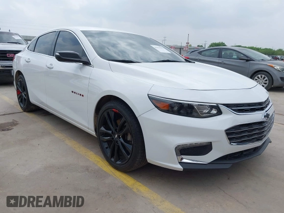 2018 Chevrolet Malibu LT with VIN 1G1ZD5ST2JF247673, listed as a IAAI auction lot 41911592 with 92,191 mi miles and . Bid and sale history available at carsss.com. Image 1.
