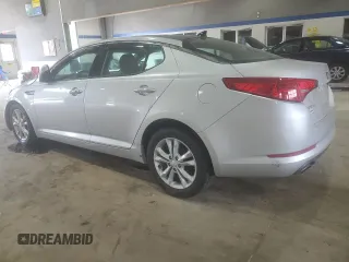2013 Kia Optima EX with VIN 5XXGN4A7XDG168459, listed as a Copart auction lot 56117545 with 123,631 mi miles and Salvage title. Bid and sale history available at DreamBid. Image 2.