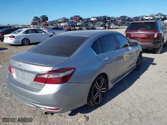 2017 Honda Accord Sedan Sport with VIN 1HGCR2F5XHA278381, listed as a IAAI auction lot 41732084 with 77,077 mi miles. Bid and sale history available at carsss.com. Image 4.