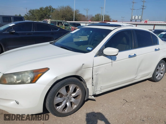 2009 Honda Accord EX-L with VIN 1HGCP36889A049401, listed as a IAAI auction lot 41241557 with 123,990 mi miles and . Bid and sale history available at DreamBid. Image 6.