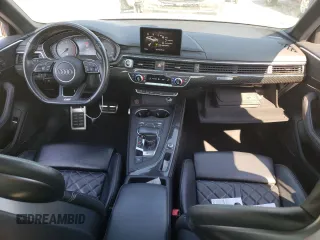 2018 Audi S4 Premium Plus with VIN WAUB4AF44JA019933, listed as a Copart auction lot 65963144 with 45,694 mi miles and Salvage Title. Bid and sale history available at carsss.com. Image 8.