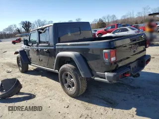 2021 Jeep Gladiator Rubicon with VIN 1C6JJTBG0ML507537, listed as a Copart auction lot 74213254 with 41,445 mi miles and Salvage title. Bid and sale history available at DreamBid. Image 2.