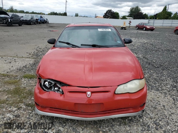 2003 Chevrolet Monte Carlo SS with VIN 2G1WX15KX39409423, listed as a Copart auction lot 71463824 with 199,988 mi miles and Salvage Title. Bid and sale history available at carsss.com. Image 5.