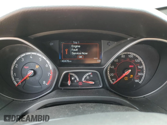 2018 Ford Focus ST with VIN 1FADP3L95JL325533, listed as a Copart auction lot 54334225 with 40,476 mi miles and Salvage Title. Bid and sale history available at carsss.com. Image 9.