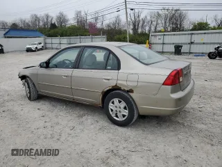 2003 Honda Civic LX with VIN 2HGES16553H531785, listed as a Copart auction lot 52609775 with 269,659 mi miles and Salvage Title. Bid and sale history available at DreamBid. Image 2.