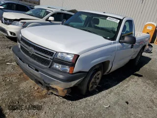 2006 Chevrolet Silverado 1500 Work Truck with VIN 1GCEC14Z56Z238281, listed as a Copart auction lot 46333125 with 353,012 mi miles and Salvage Title. Bid and sale history available at carsss.com. Image 1.