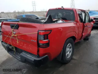 2022 Nissan Frontier S with VIN 1N6ED1CM4NN619965, listed as a Copart auction lot 89220305 with 0 mi miles and Salvage Title. Bid and sale history available at carsss.com. Image 3.